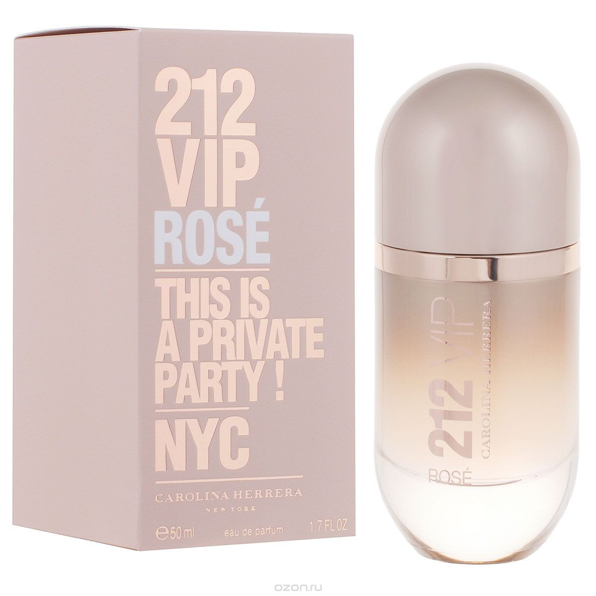 212 Vip Rose 1.7 Eau De Parfum Spray For Women
