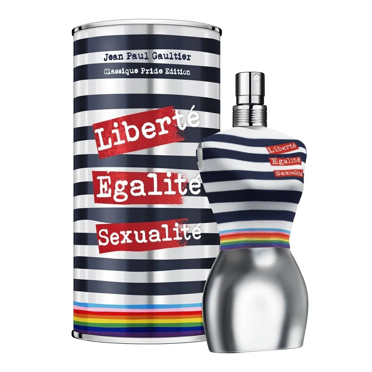 JEAN PAUL GAULTIER CLASSIQUE PRIDE EDITION 3.4 EAU DE TOILETTE SPRAY FOR WOMEN.