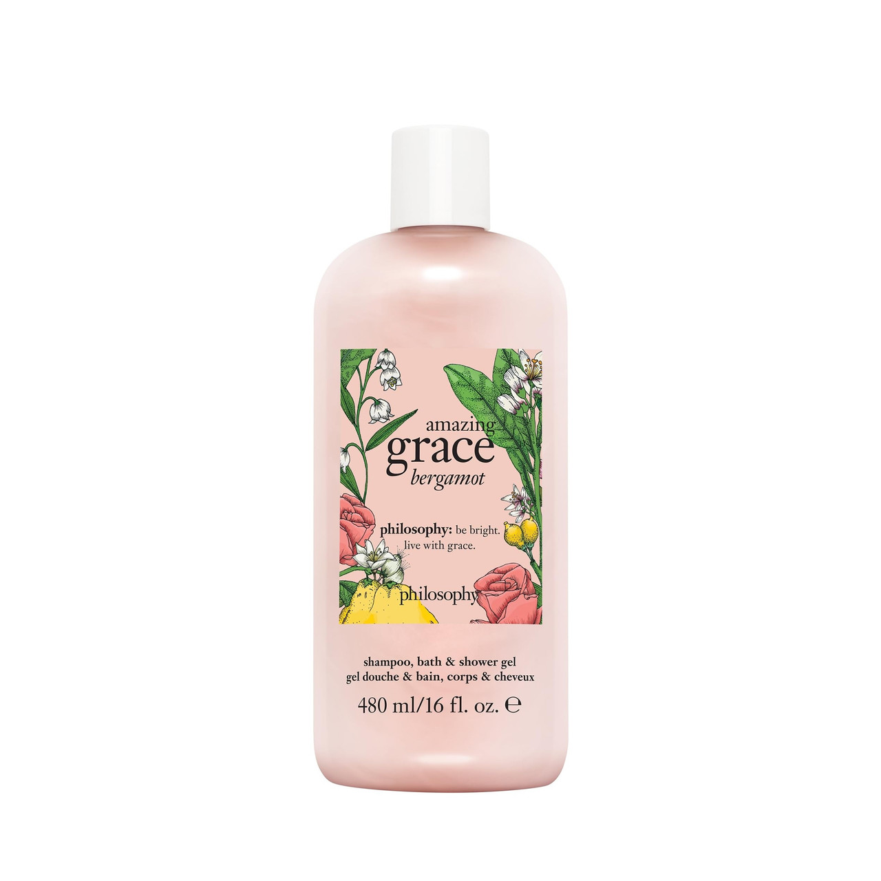 PHILOSOPHY AMAZING GRACE BERGAMOT 16 OUNCES SHAMPOO, BATH & SHOWER GEL
