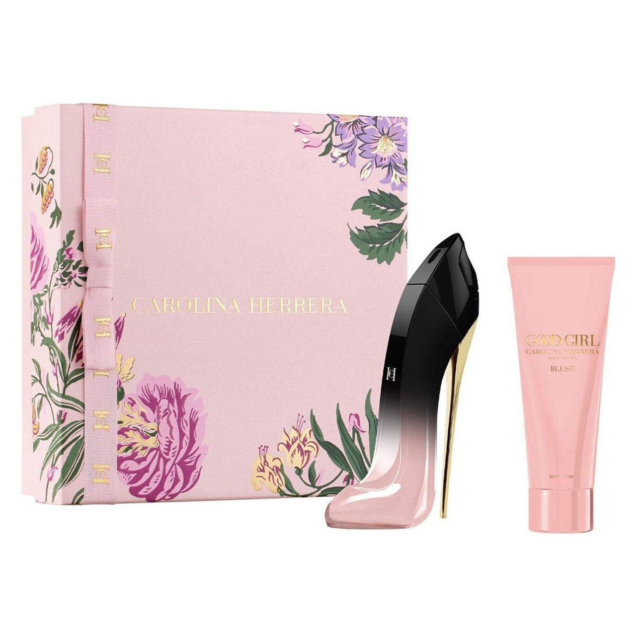 Carolina Herrera Good Girl Blush Elixir 2 Pcs Set: 2.7 Eau De Parfum Spray 3.4 Body Lotion