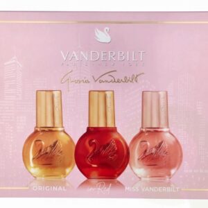 Gloria Vanderbilt 3 * 1 Oz Eau De Toilette Spray Set For Women: Original + Vanderbilt In Red + Miss Vanderbilt