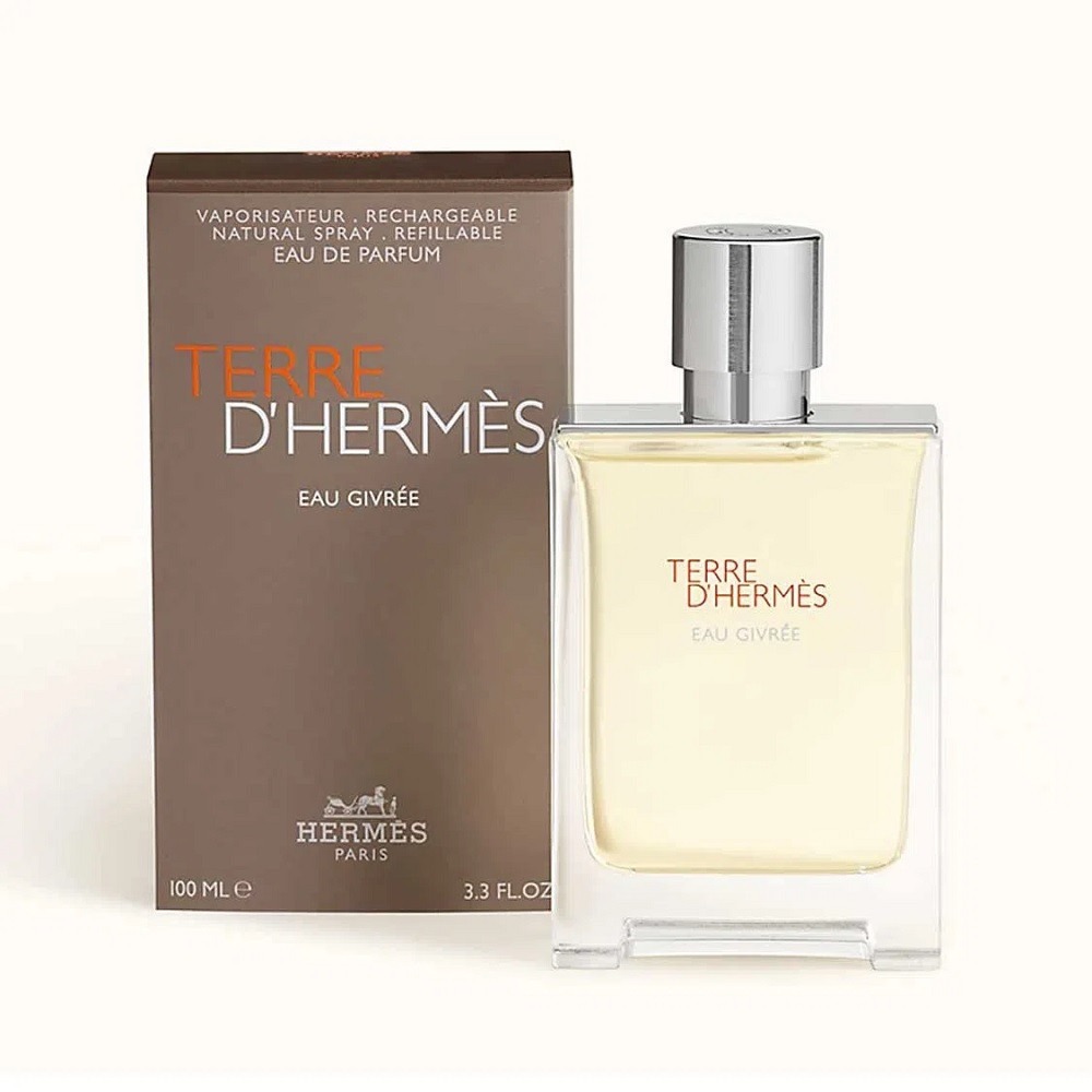 Hermes Terre D''Hermes Eau Givree 3.4 Eau De Parfum Refillable Spray For Men