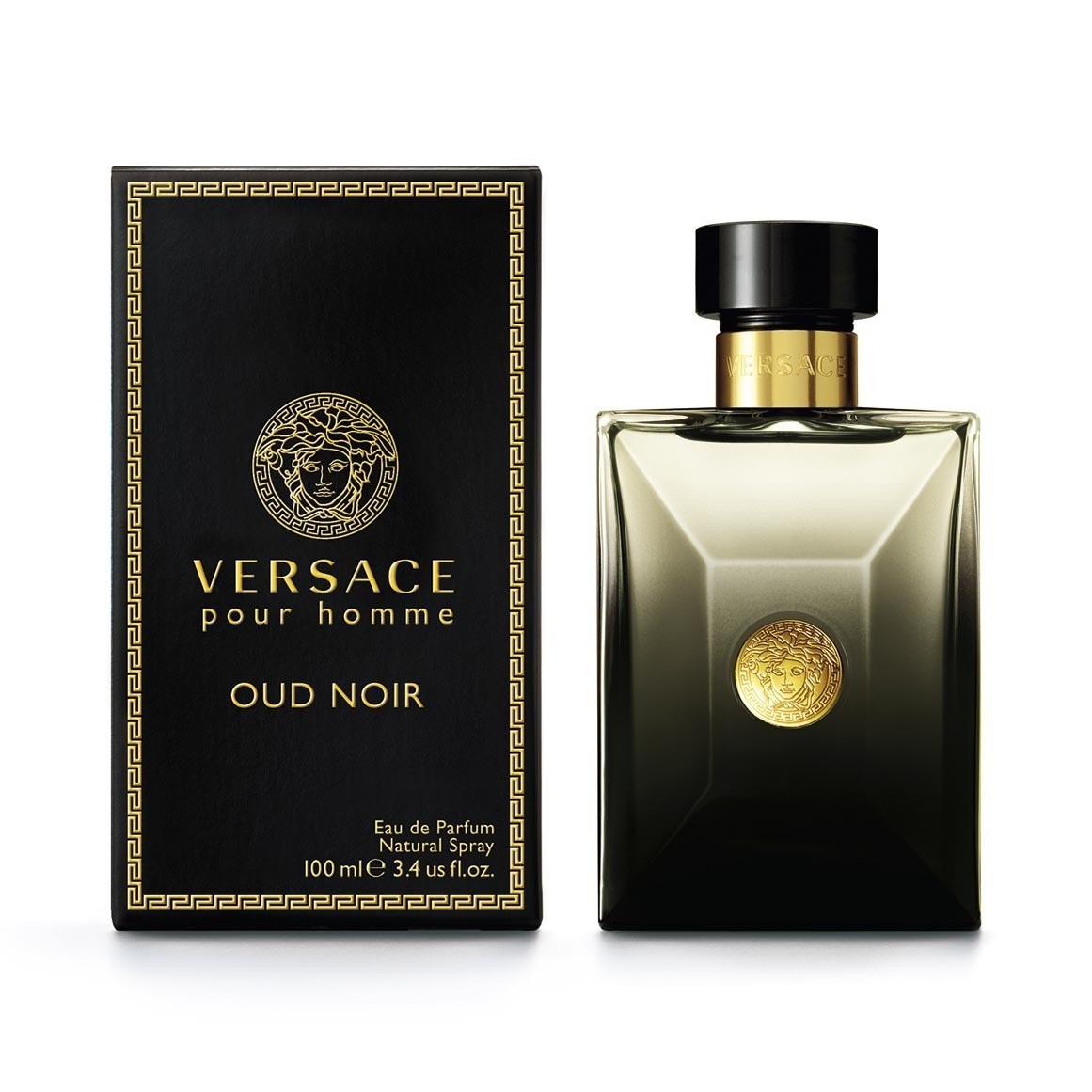 Versace Pour Homme Oud Noir 3.4 Eau De Parfum Spray