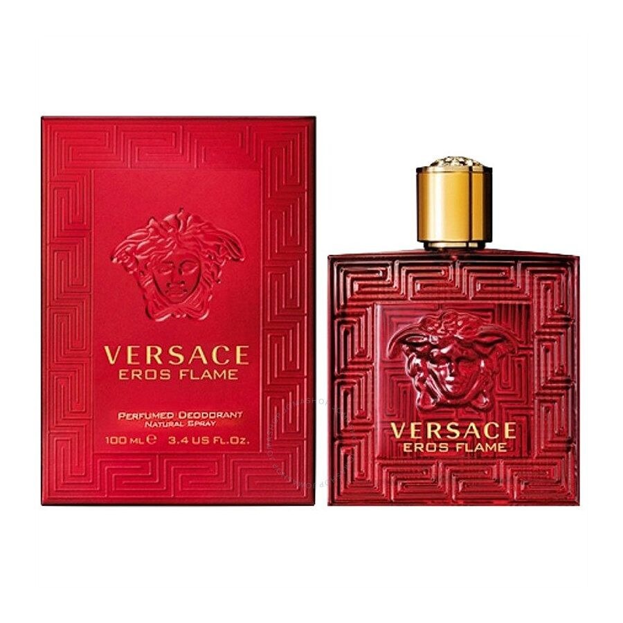 Versace Eros Flame 3.4 Deodorant Spray (Glass Bottle)