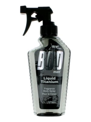 Bod Man Liquid Titanium by Parfums De Coeur, 8oz Frgrance Body Spray men