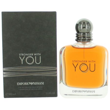 Stronger With You by Emporio Armani, 3.4 oz EDT Spray for Men