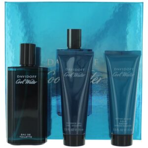 Cool Water by Davidoff, 3 Piece Gift Set for Men