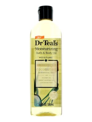 Nourishing Coconut Oil & Essential Oils, 8.8oz Moisturizing Bath & Body Oil