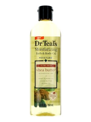 Shea Butter & Essential Oil by Dr. Teal's, 8.8oz Moisturizing Bath & Body Oil