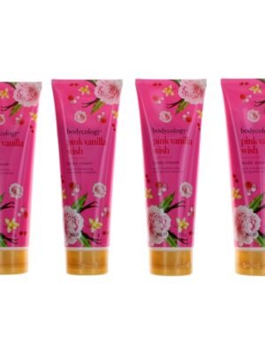 Pink Vanilla Wish by Bodycology, 4 Pack 8oz Moisturizing Body Cream women