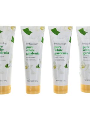 Pure White Gardenia by Bodycology, 4 Pack 8oz Moisturizing Body Cream women