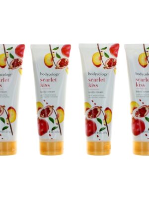 Scarlet Kiss by Bodycology, 4 Pack 8oz Moisturizing Body Cream women