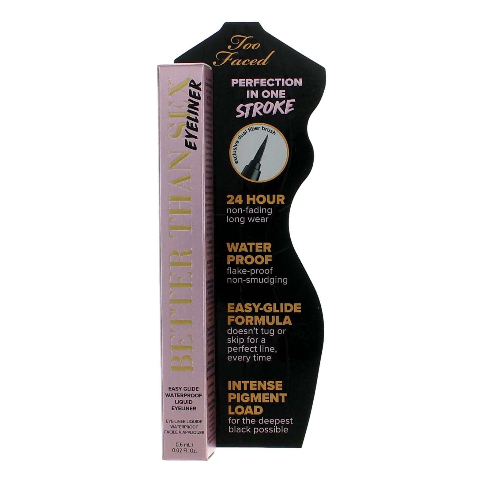 Too Faced Better Than Sex by Too Faced, 0.02 oz Waterproof Eyeliner