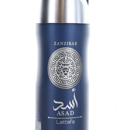 Asad Zanzibar By Lattafa, 6.7 oz Perfumed Deodorant Spray for Men