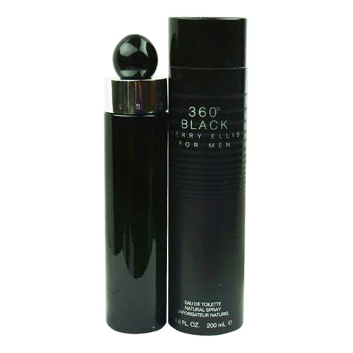 Perry Ellis 360' Black by Perry Ellis, 6.8 oz EDT Spray for Men