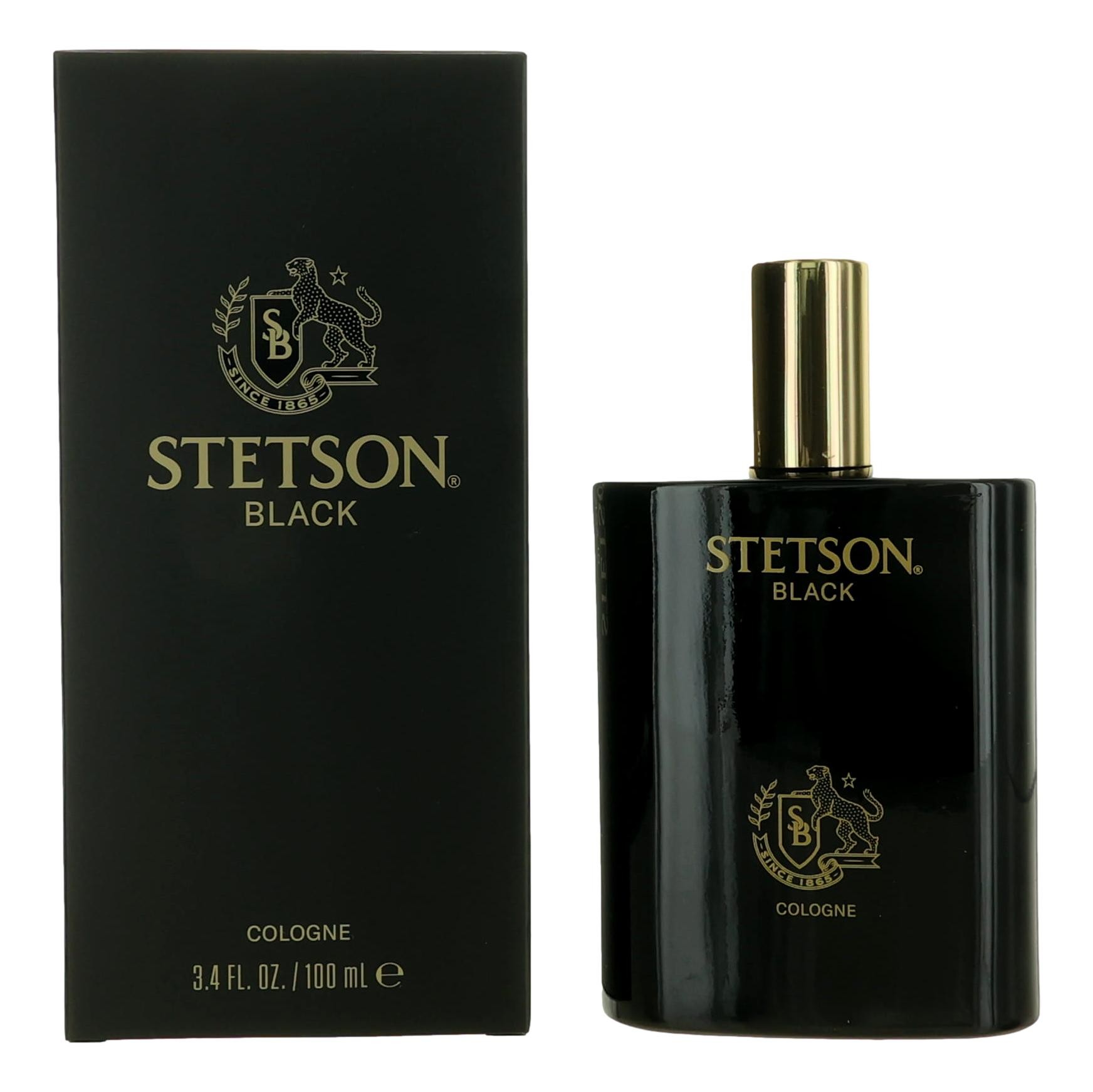 Stetson Black by Coty, 3.4 oz Cologne Spray for Men