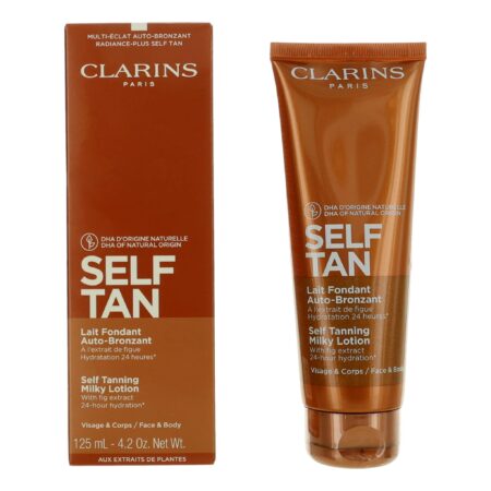 Clarins Self Tan by Clarins, 4.2 oz Self Tanning Milky Lotion