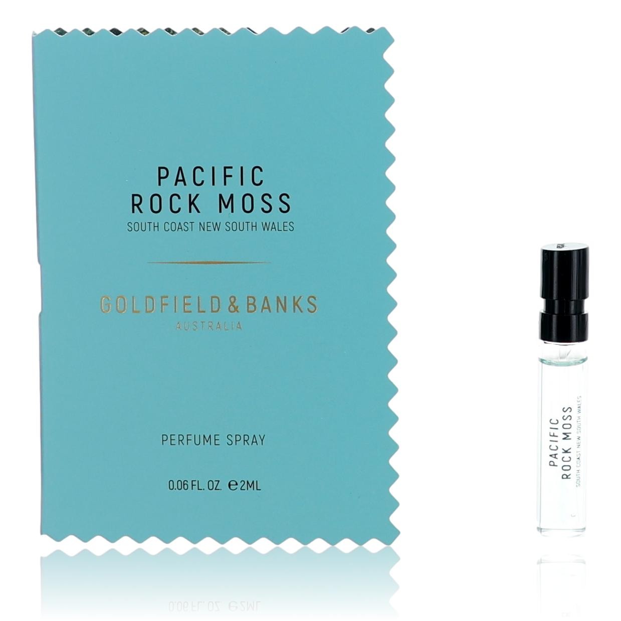 Pacific Rock Moss by Goldfield & Banks, 0.06oz Perfume Spray for Unisex Sample
