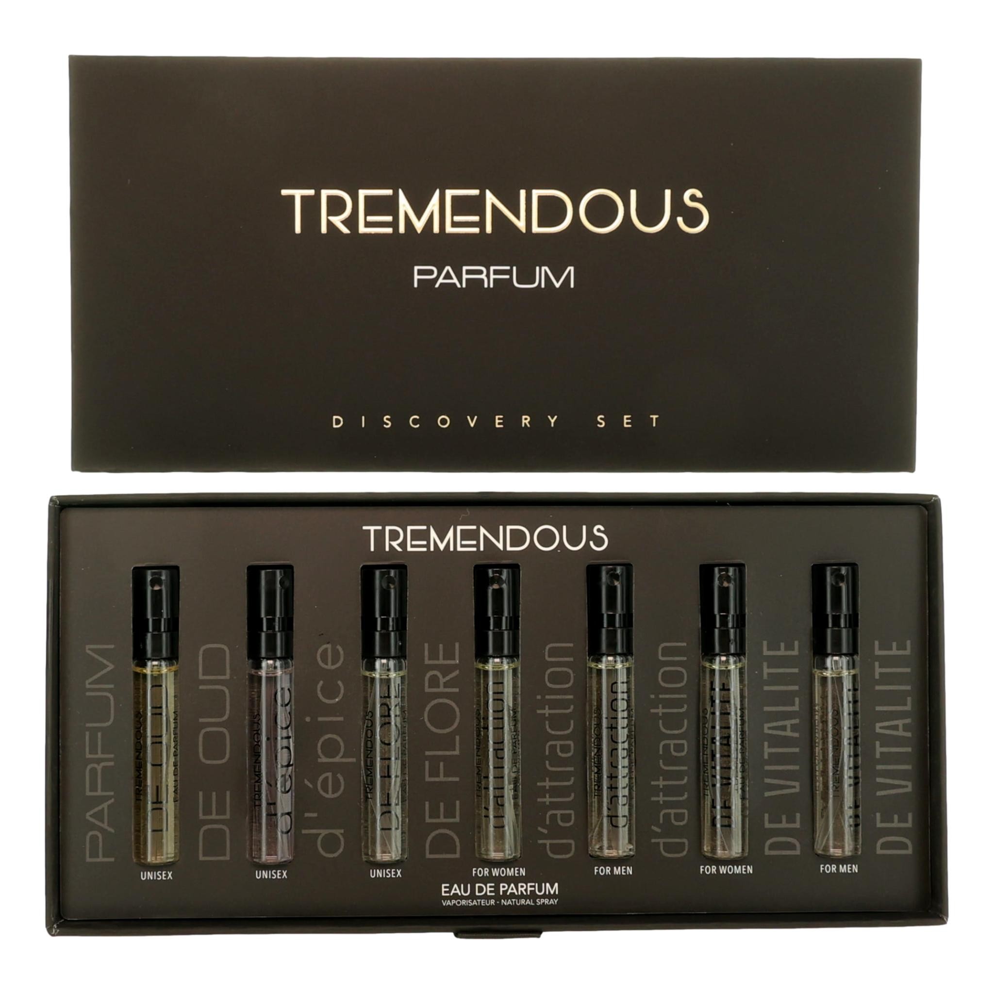 Tremendous by Tremendous Parfum, 7 Piece Discovery set