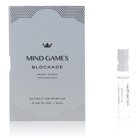 Blockade by Mind Games, 0.06 oz Extrait De Parfum for Unisex Sample