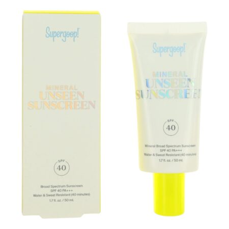 Supergoop Mineral Unseen Sunscreen by Supergoop, 1.7oz Sunscreen SPF40