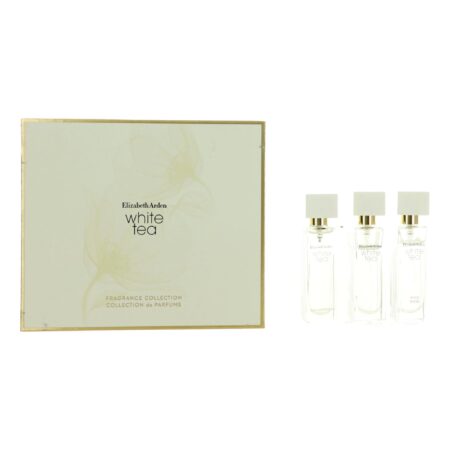 White Tea by Elizabeth Arden, 3 Piece Variety Set for Women