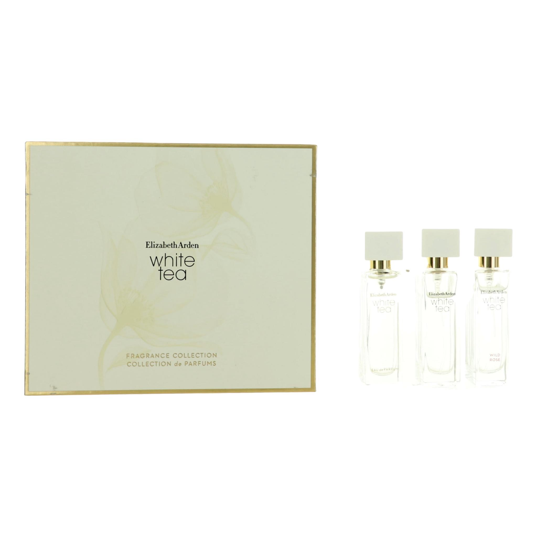 White Tea by Elizabeth Arden, 3 Piece Variety Set for Women