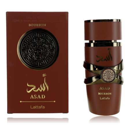 Asad Bourbon by Lattafa, 3.4 oz EDP Spray for Men