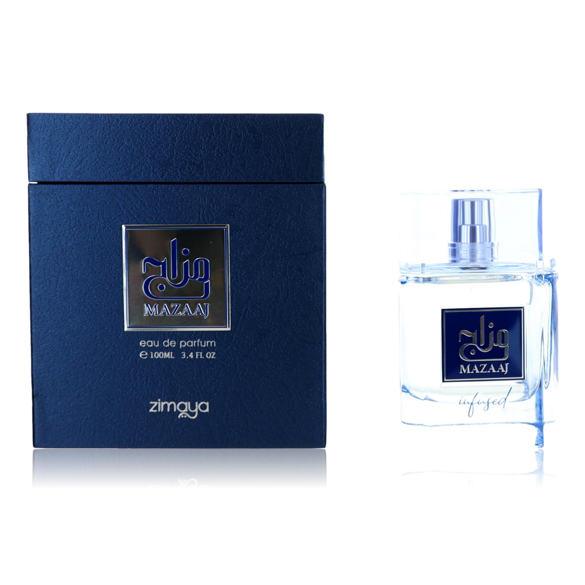 Mazaaj Infused by Zimaya, 3.4 oz EDP Spray for Men