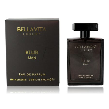 Klub Man by Bellavita, 3.3 oz EDP Spray for Men