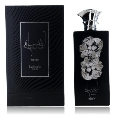Ansaam Silver by Lattafa, 3.4 oz EDP Spray for Unisex