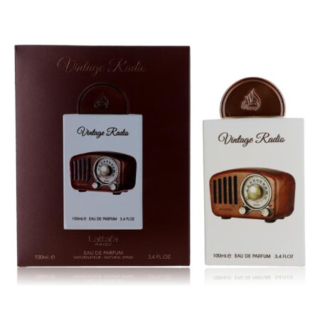 Vintage Radio by Lattafa, 3.4 oz EDP Spray for Unisex
