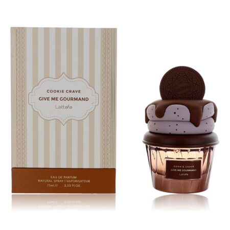 Cookie Crave Give Me Gourmand by Lattafa, 2.53 oz EDP Spray for Women
