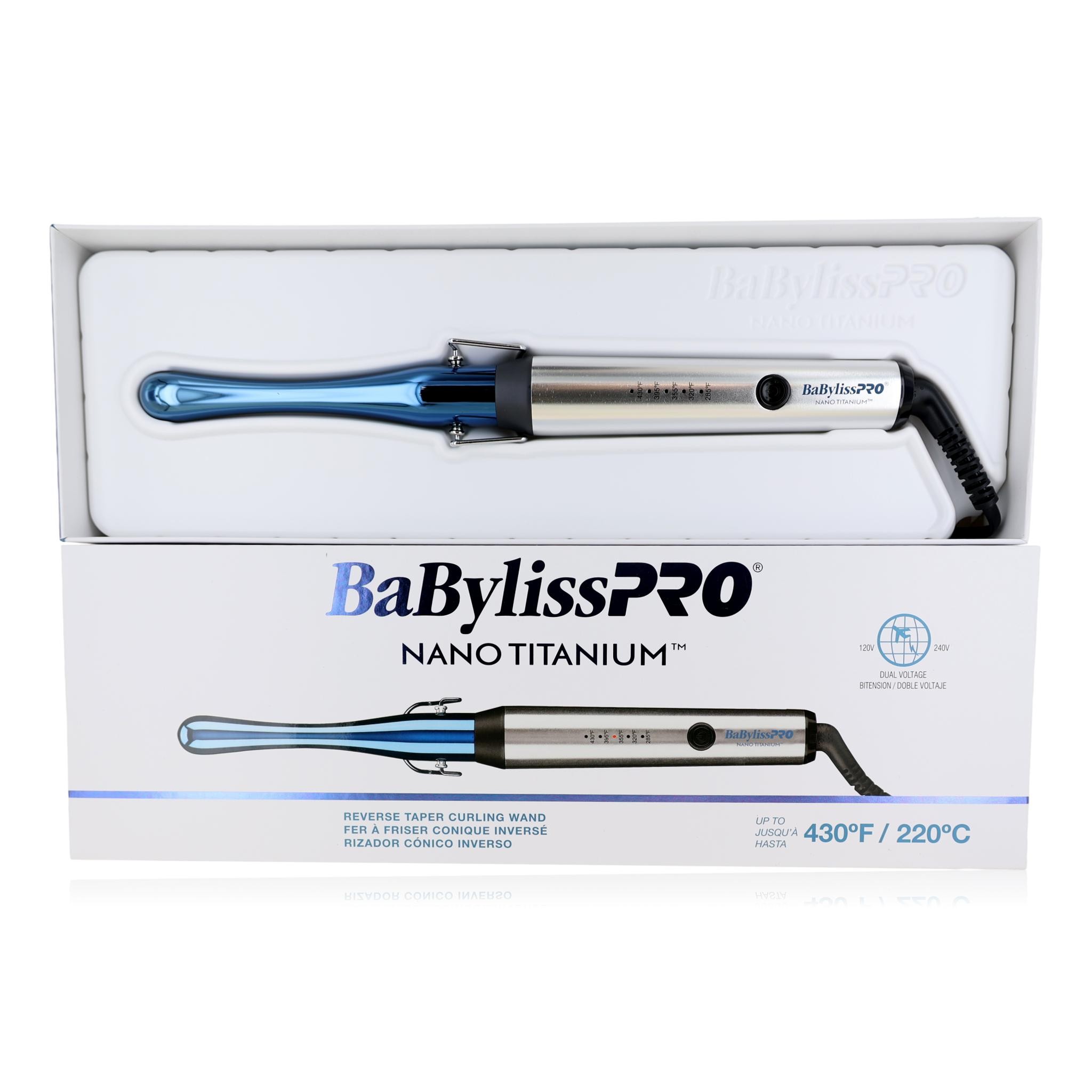 Nano Titanium Reverse Taper Curling Wand by BaBylissPRO