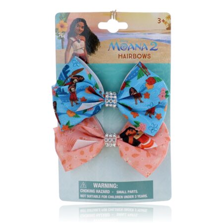 Moana Hair Bows by Disney, 2 Pack for Kids