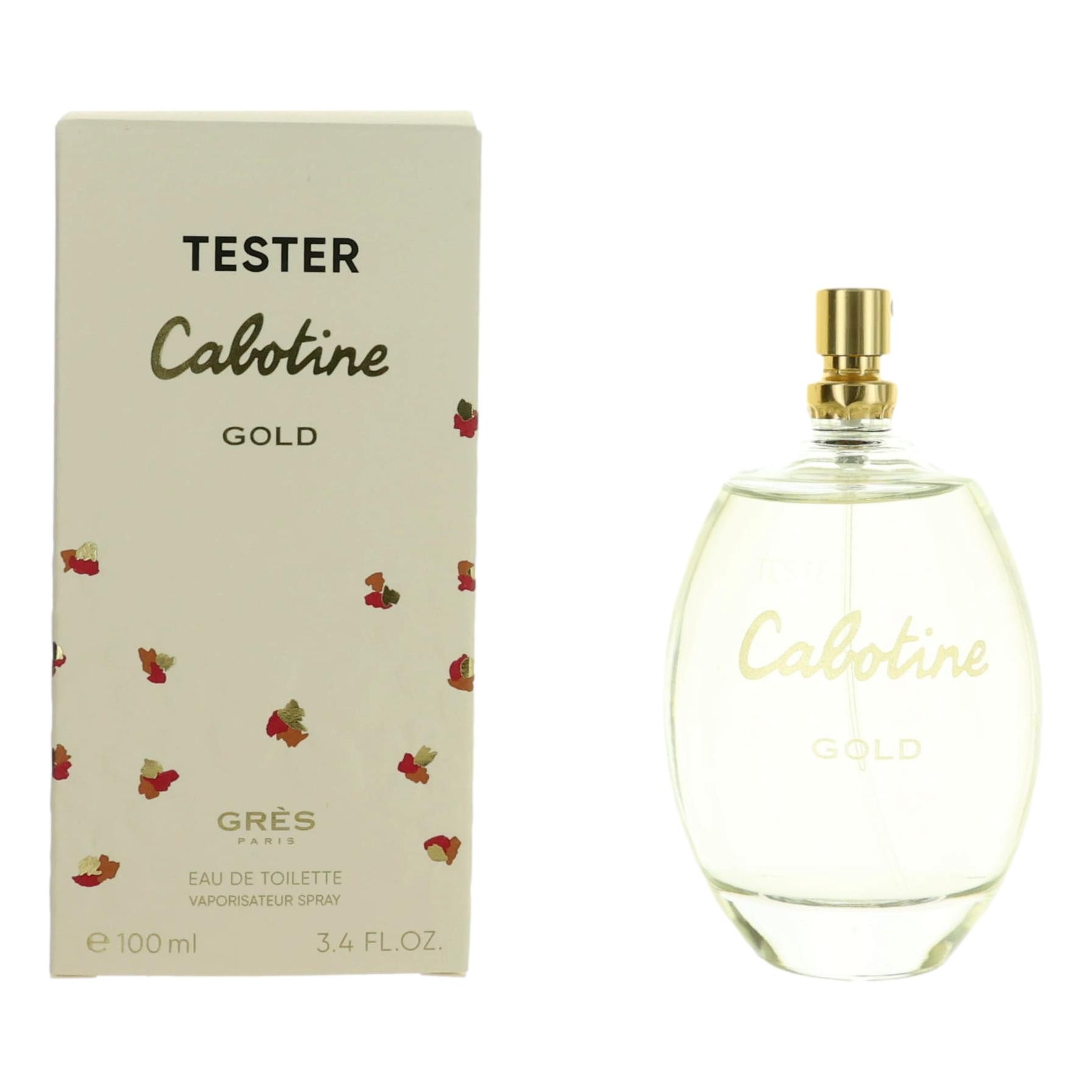 Cabotine Gold by Parfums Gres, 3.4 oz EDT Spray for Women Tester