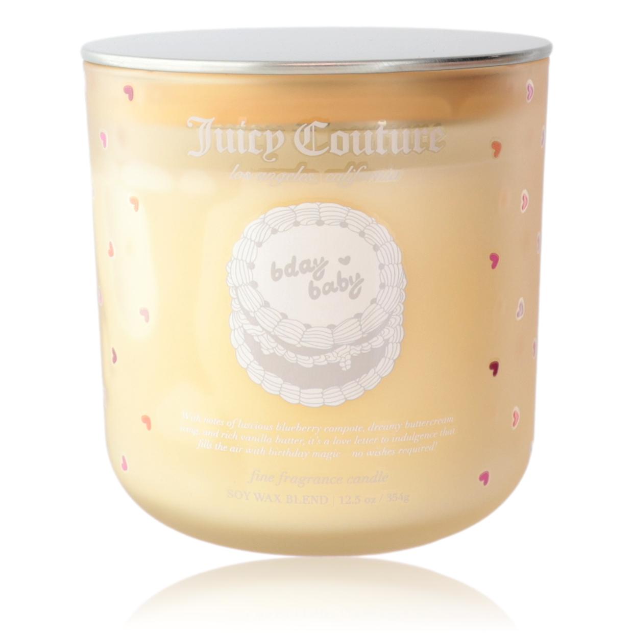 Juicy Couture 12.5 oz Fine Fragrance Candle - Bday Baby