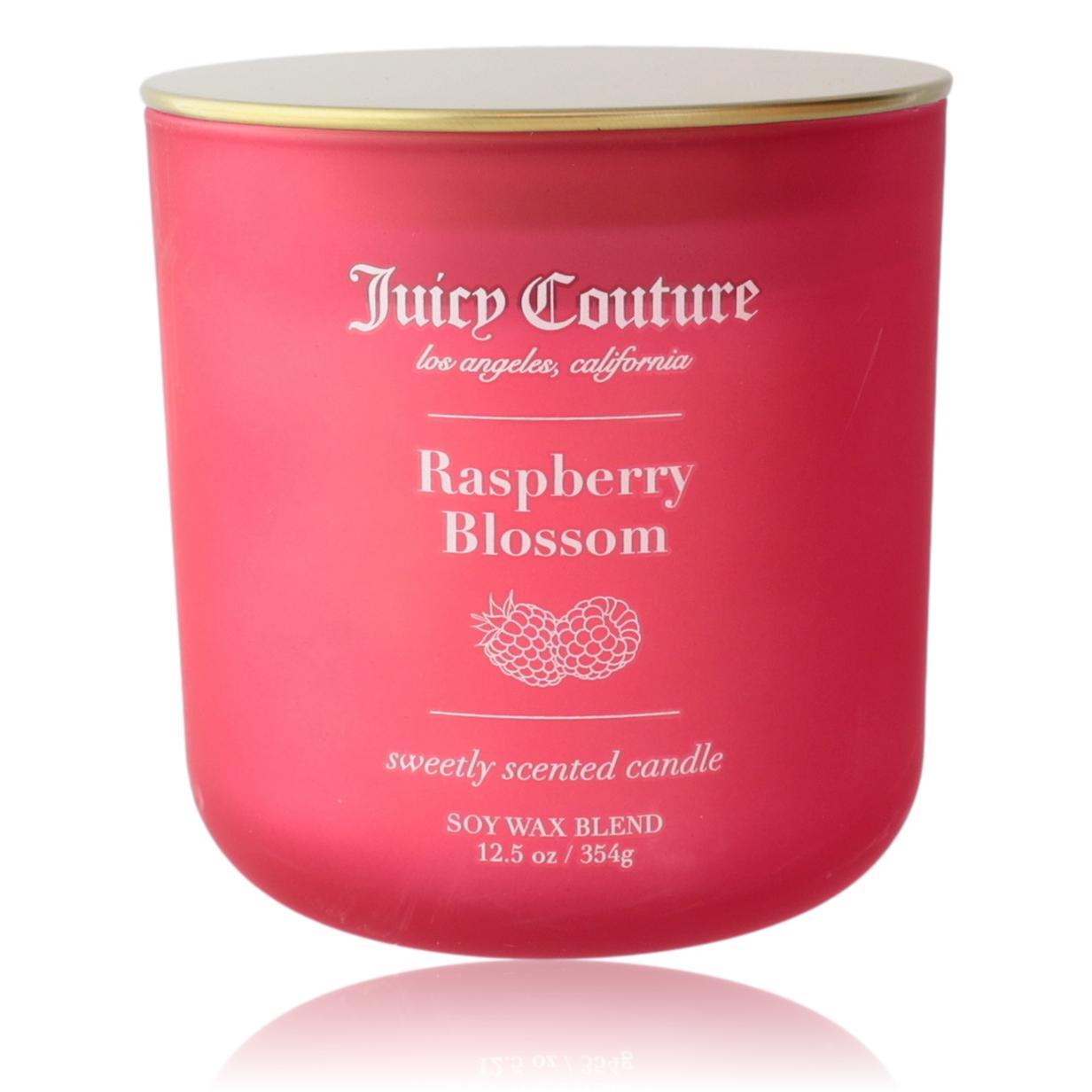 Juicy Couture 12.5 oz Fine Fragrance Candle - Raspberry Blossom