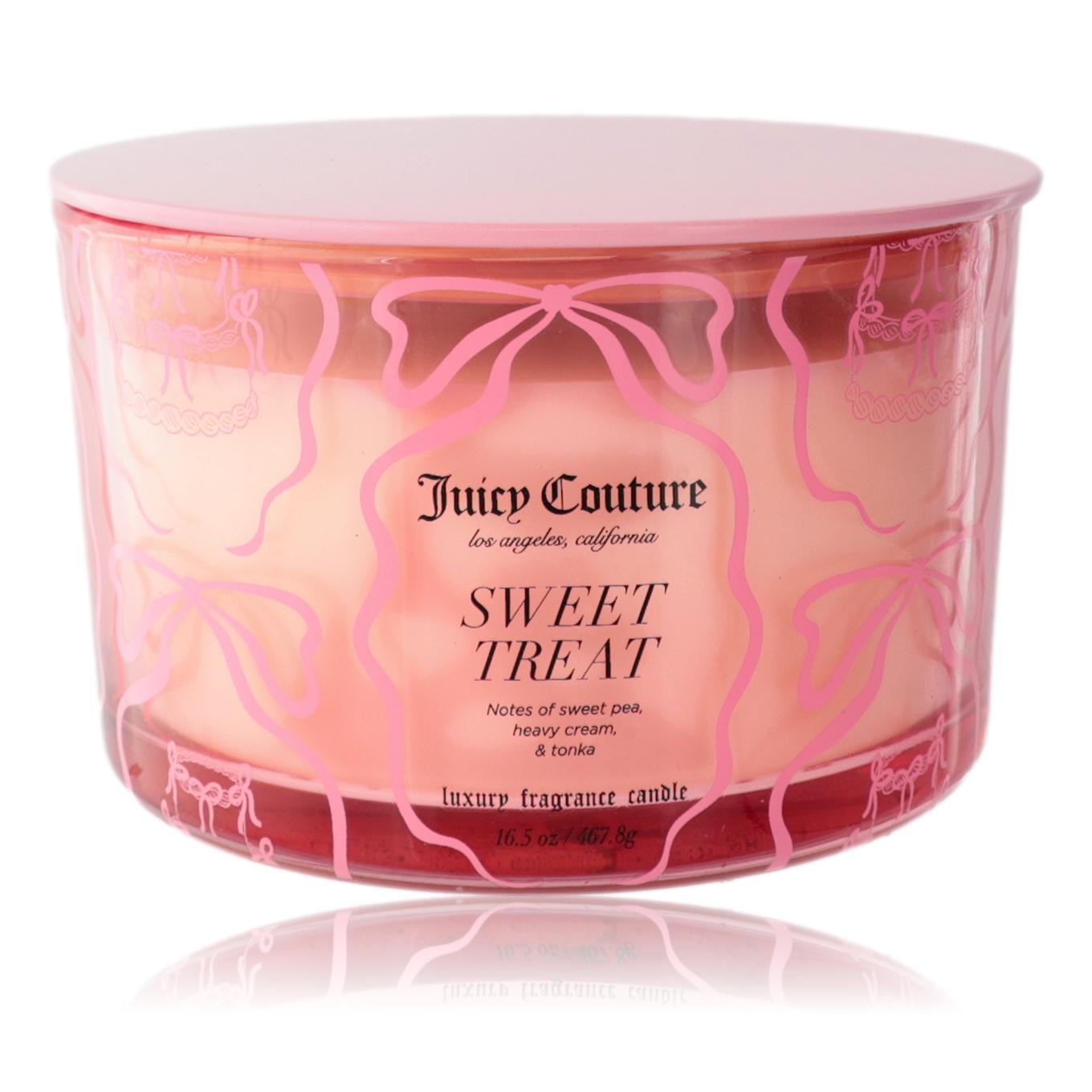 Juicy Couture 16.5 oz Soy Wax Blend 3 Wick Candle - Sweet Treat