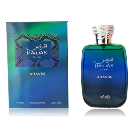 Hawas Atlantis by Rasasi, 3.3 oz EDP spray for Men