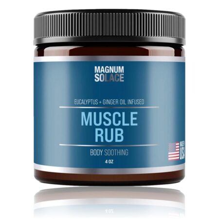 Muscle Rub by Magnum Solace, 4 oz Cream