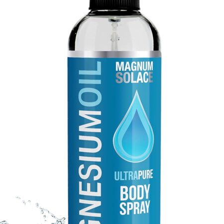 Magnesium Oil by Magnum Solace, 8 oz Ultra Pure Body Spray