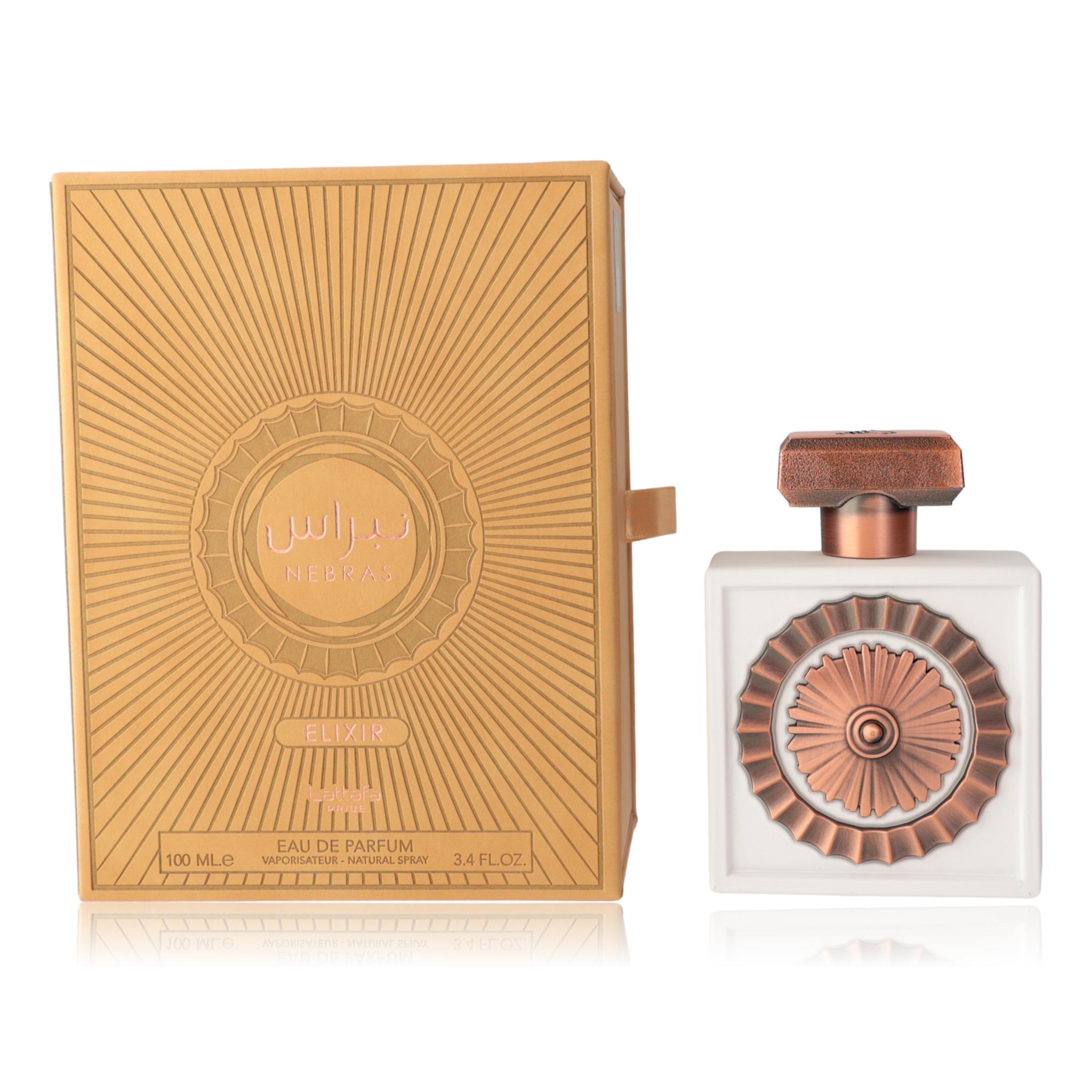 Nebras Elixir by Lattafa 3.4 oz EDP Spray for Unisex best price in usa