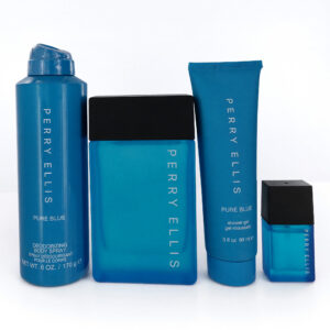 Pure Blue by Perry Ellis, 4 Piece Set for Men