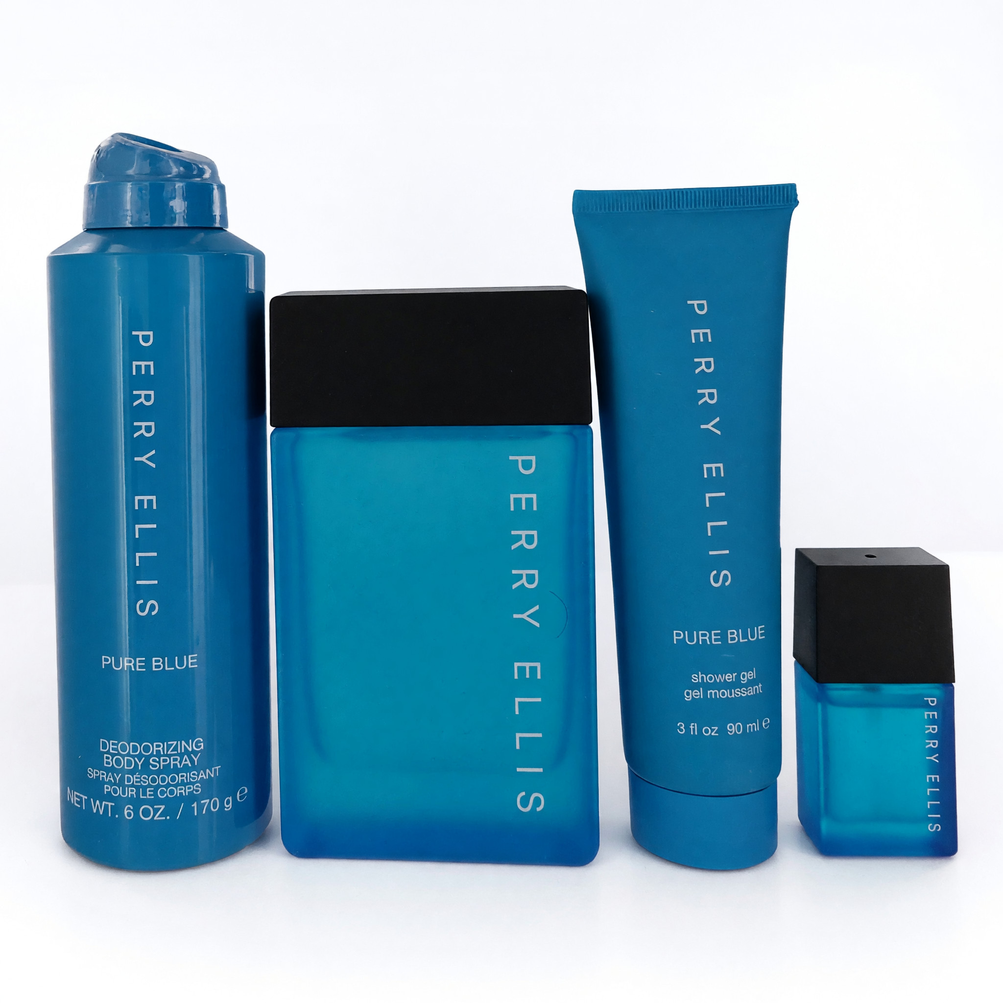 Pure Blue by Perry Ellis, 4 Piece Set for Men